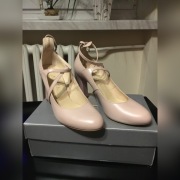 Buty ślubne, beżowe Kotyl