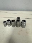 Nasadki DOWIDAT 1/2 3/8 6 sztuk 