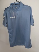 Koszulka polo Hummel Core Hybrid Poly Polo – jasnoniebieska