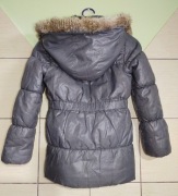 KURTKA ZIMOWA DZIEWCZĘCA ROZ.128 H&M SZARA 7-8 LAT