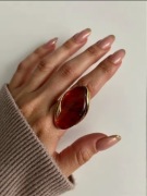 Pierścionek damski piękny złoty 