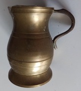 mini dzbanek 7 cm blacha typu mosiądz do