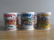 Kubki kolekcjonerskie bp euro Warszawa Poznań Gdańsk