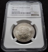 200 ZŁ ROCZNICA ZWYCIĘSTWA NAD FASZYZMEM - 1975 ROK - NGC MS 65