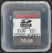 Aktualizacja map Nissan LEAF MY 2015 - 2017