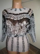 Bluzka, luźna, przewiewna na gumkach