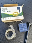Drucik solarny 15 m ciepłe światło 