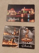 Magnes na lodówkę 2szt. Malbork Gdańsk.