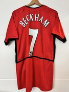 Nowa koszulka meczowa retro Manchester United Beckham 02/04 r.M
