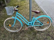 Rower miejski dla dzieci Btwin 500 24" kolor seledynowy