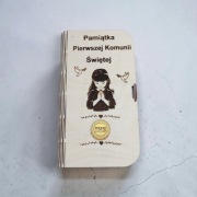 Pudełko na pieniądze, Komunia Święta,prezent, pamiątka 