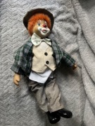 Stara kolekcjonerska lalka ,Klaun