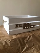 Kochanym Rodzicom - Białe skrzynki na prezent 