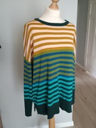 Sweter w paski White Stuff Olive stan idealny 5XL