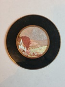 Stary zabytkowy unikatowy talerz talerzyk dekoracyjny wiszący antyk 