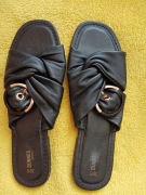Klapki skórzane dunnes stores r. 39.5