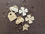 Breloczki ze sklejki do kluczy 