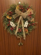 Duży Wianek Premium Jak Żywy Gęsty Wieniec Bożonarodzeniowy Bogato Zdobiony