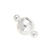 Zapięcie do naszyjnika Magnetyczne rodowane, 14x8 mm., 1 szt.