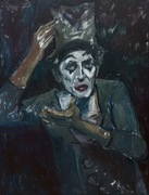 Obraz olejny "klaun" 