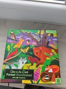 Mudpuppy puzzle 500szt widoczne w ciemności. Stan idealny,