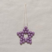 I114 Zawieszka ozdoba Gwiazda gwiazdka z koralików Handmade