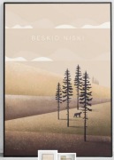 Plakat 50x70 Beskid Niski Poster Polytechnic