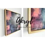 Obraz akrylowy w drewnianej ramie