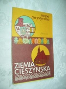 ZIEMIA CIESZYŃSKA - MAPA TURYSTYCZNA - 1977
