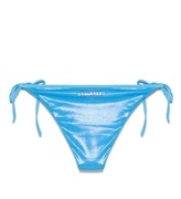 Dsquared2 niebieski połyskujacy dół majtki strój kąpielowy logo ICON M