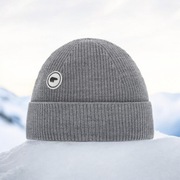 Eisbär 100% merino wełna czapka zimowa beanie szary unisex