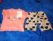 Piżama dziewczęca z metką