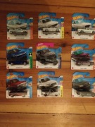 HOT WHEELS AUTKA USA 9sztuk