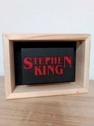 Drewniana Lampka Stephen King - Ręcznie Robiona