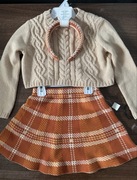 Sweterek spódniczka opaska