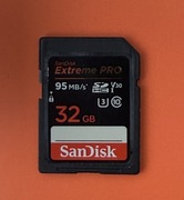 SanDisk Extreme Pro 32GB karta pamięci SD 95mb/s