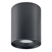 Oprawa sufitowa POLUX Orion LED GU10 czarna – źródło światła w komplecie!