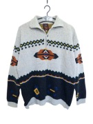 Sweter wełniany Canadian Oak L XL 70% lambswool wełna jagnięca
