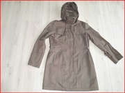 długa kurtka H&M 44 parka Kaptur bawełna + Przejściówka płaszcz SUPER STAN