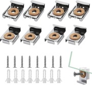 Willoo 8-Pack Uchwyty do Lustra – sprężynowe klipsy montażowe