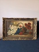 Obraz stary antyk malowany olejem