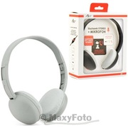 Słuchawki z mikrofonem szare S1D ART