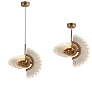 Lampa wisząca w stylu kryształu 