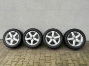 4 felgi alu 6.0" x 16" 5x112 ET + opony zimowe