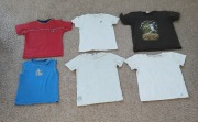 Zestaw 6 koszulek z krótkim rękawem rozm. 116-122