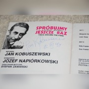 Jan Kobuszewski Anna Seniuk autograf TEATR KWADRAT