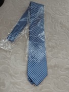 SuitConnection/ Niebiesko- granatowy krawat Jedwabny z Londynu, NOWY 