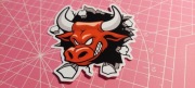 BYK BULL MOTOCROSS NAKLEJKA STICKERS
