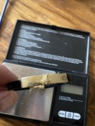 Bransoletka złota 14k Versace kauczuk 8,13g 