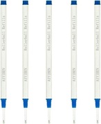 Wkłady do długopisów kulkowych cienki gwint 0,5 mm  (5 x niebieski)